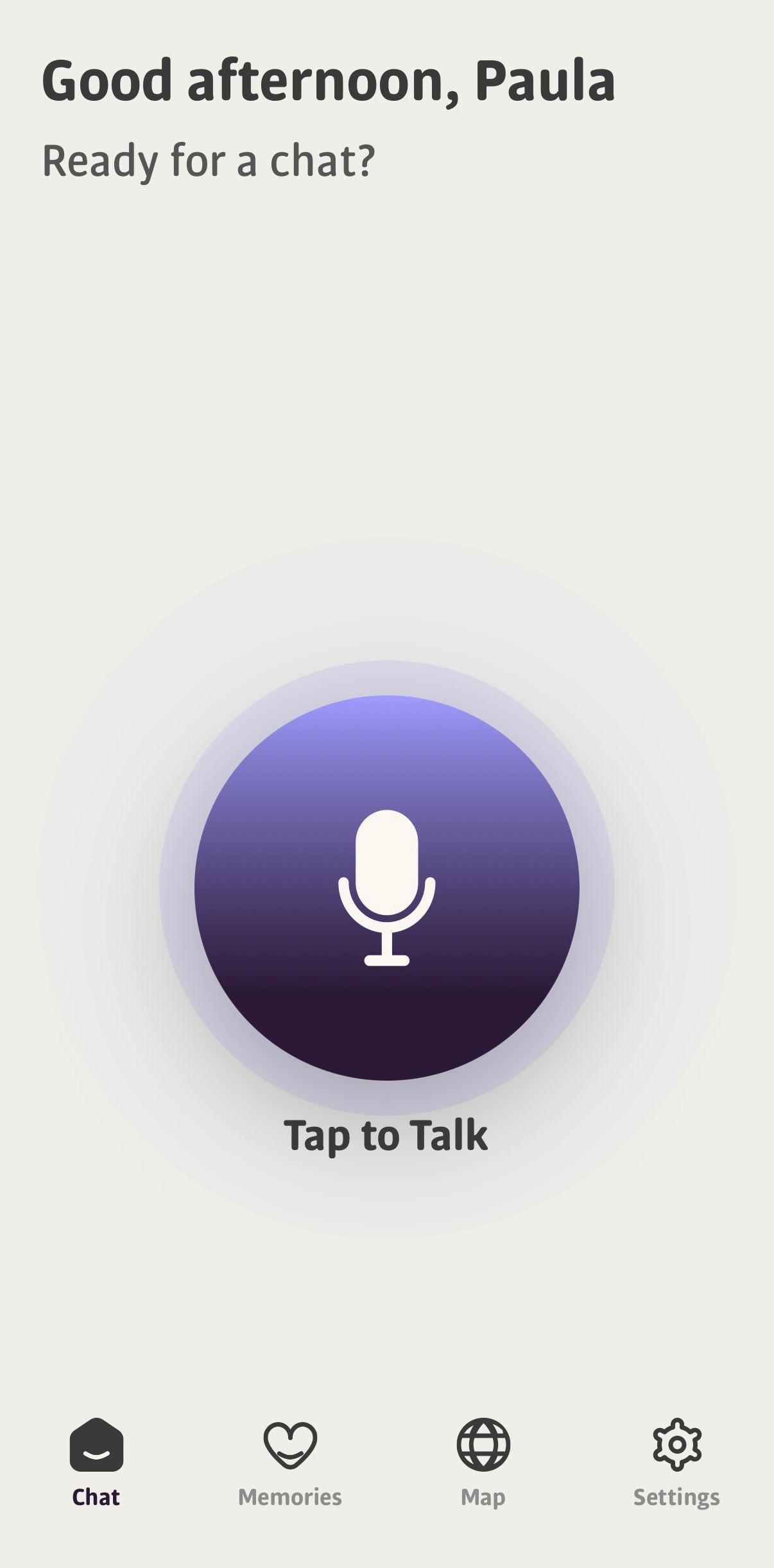listn chat screen